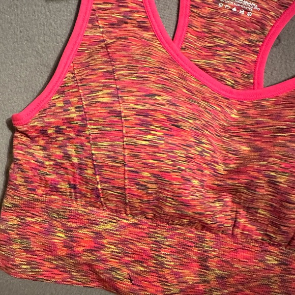 Padded Racer back Sports Bra sz S/m - Picture 2 of 4